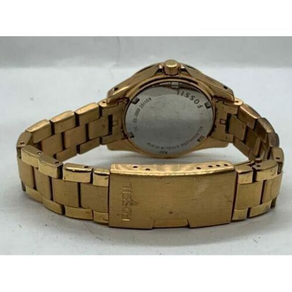 Fossil ES2889 Women's Watch Rose Gold Stainless Steel Date 30mm Case Analog D978 - Picture 9 of 9